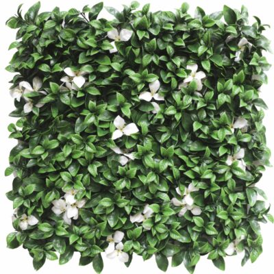 Kunsthaag Gardenia met witte bloem 50x50 cm UV Optiflower GM