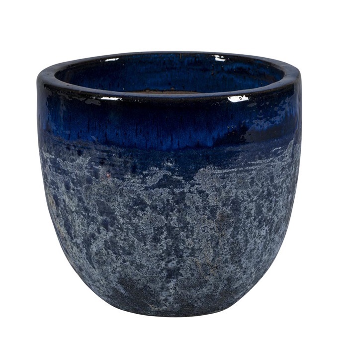 Bloempot Melbourne 2-03MB misty blauw set 4-delig Optiflower