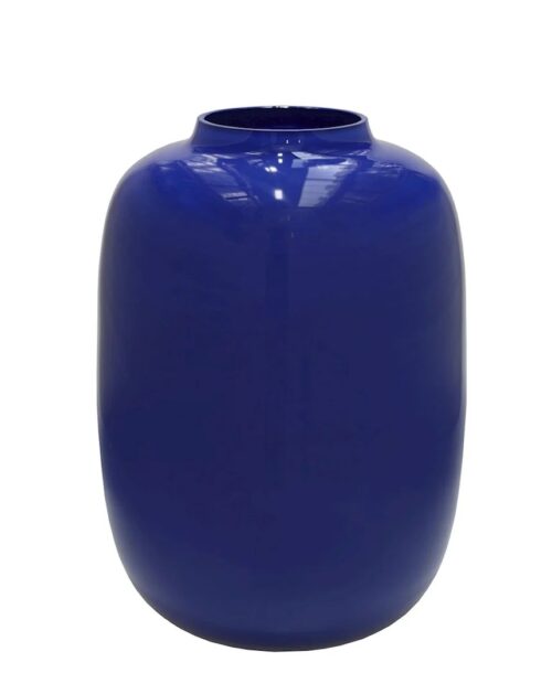 Vaas Glas Artic S Bright Blue 21xH29cm. Optiflower