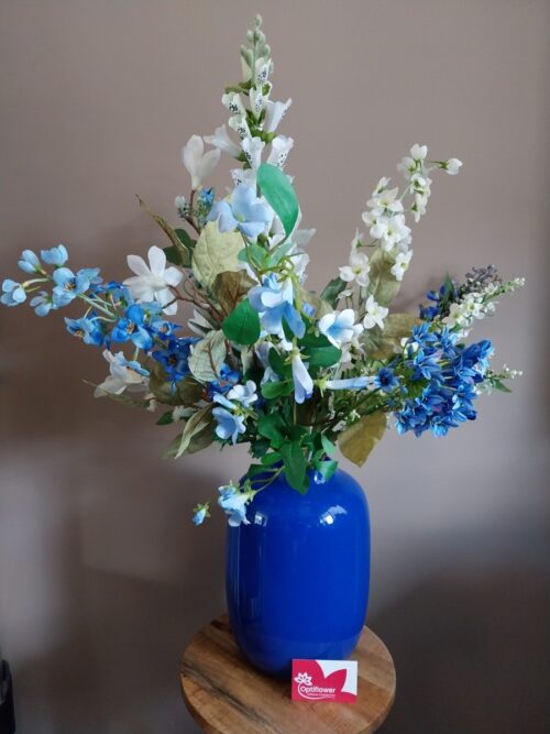 Cool Breeze zijden boeket 80 cm. Optiflower XL
